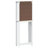 Over-the-Toilet Storage BERG White 23.6"x10.6"x64.8" Solid Wood
