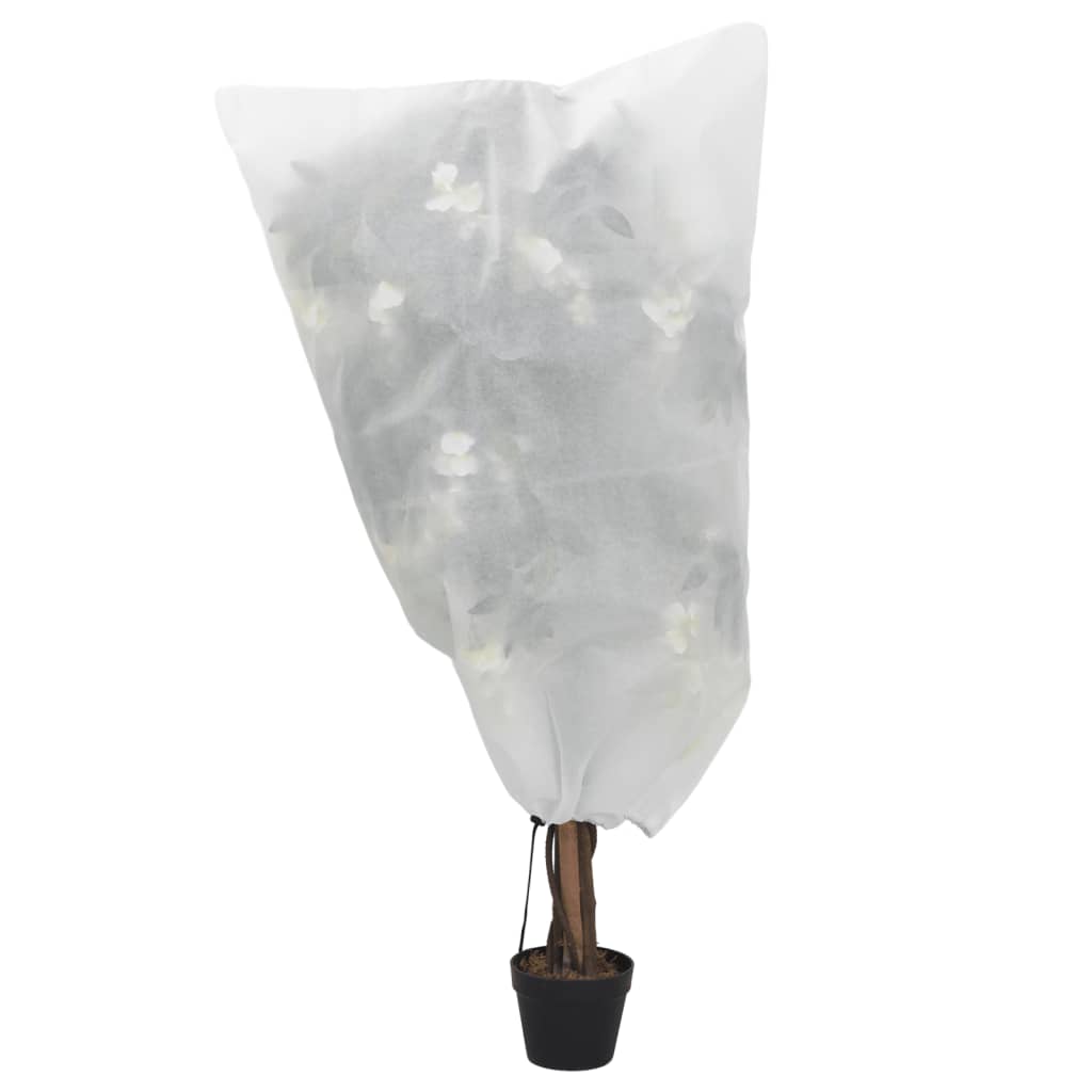 Plant Fleece Covers with Drawstring 8 pcs 70 g/m² 0.8x1 m