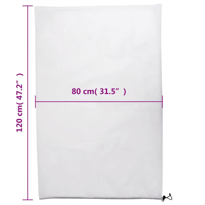 Plant Fleece Covers with Drawstring 8 pcs 70 g/m² 0,8x1,2 m