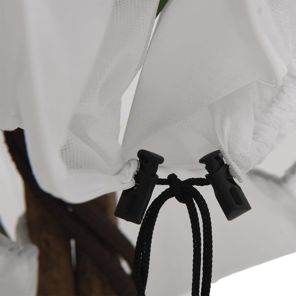 Plant Fleece Covers with Zip 2 pcs 70 g/m² 2.36x2 m