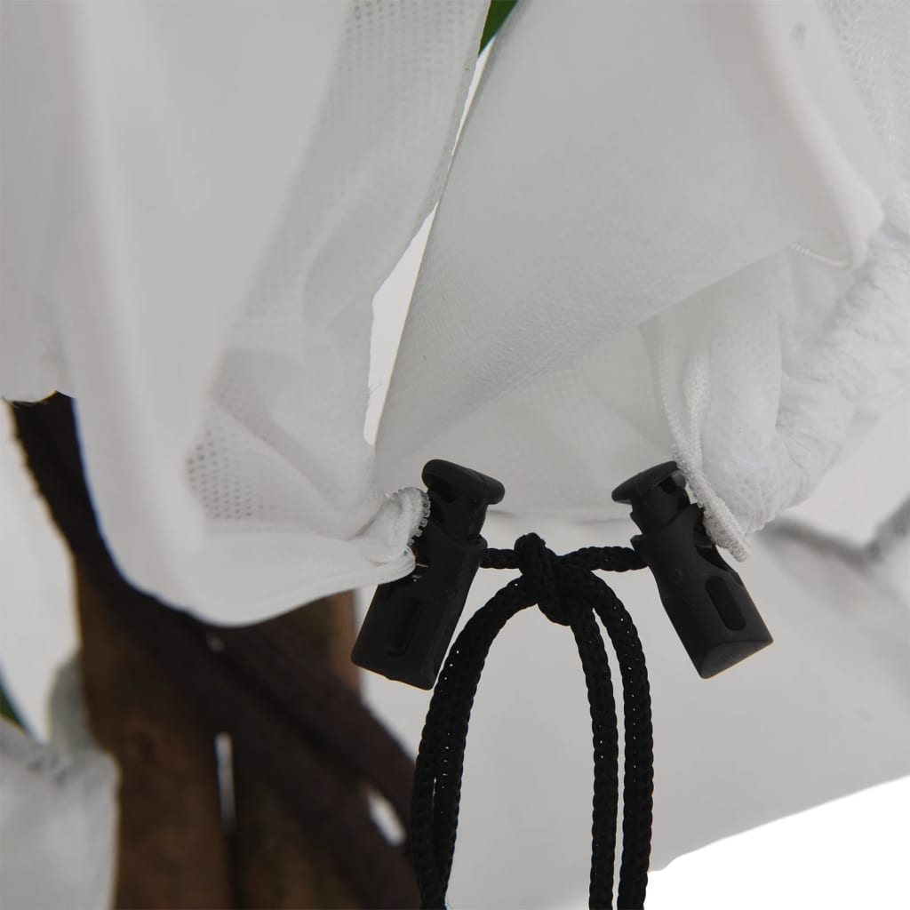 Plant Fleece Covers with Zip 4 pcs 70 g/m² 3.93x3.5 m