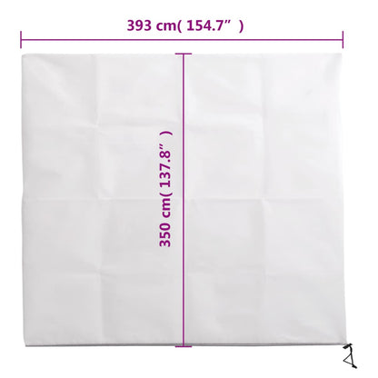 Plant Fleece Covers with Zip 4 pcs 70 g/m² 3.93x3.5 m