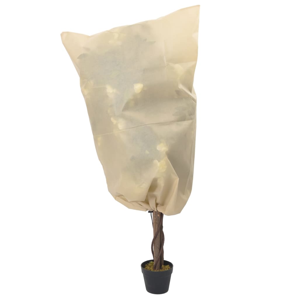 Plant Fleece Covers with Drawstring 12 pcs 70 g/m² 0,8x1 m