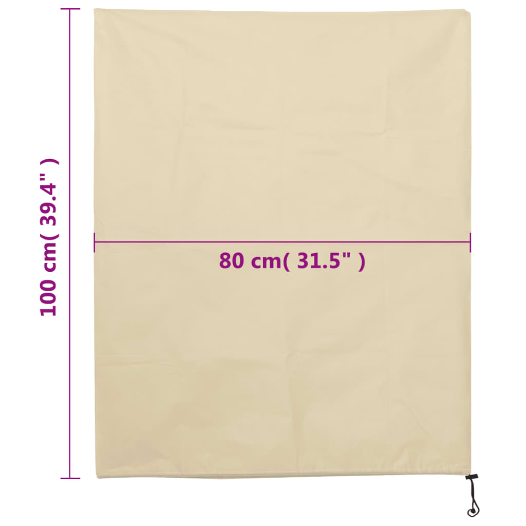 Plant Fleece Covers with Drawstring 12 pcs 70 g/m² 0,8x1 m