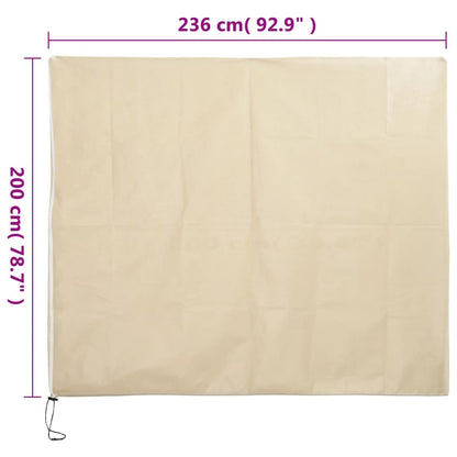 Plant Fleece Covers with Zip 4 pcs 70 g/m² 2.36x2 m