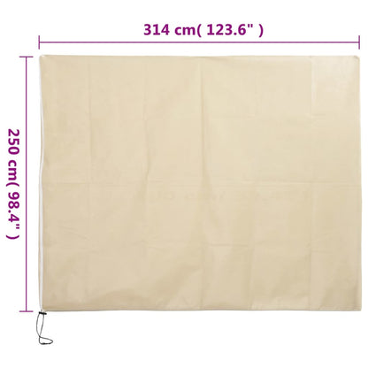 Plant Fleece Covers with Zip 4 pcs 70 g/m² 3.14x2.5 m