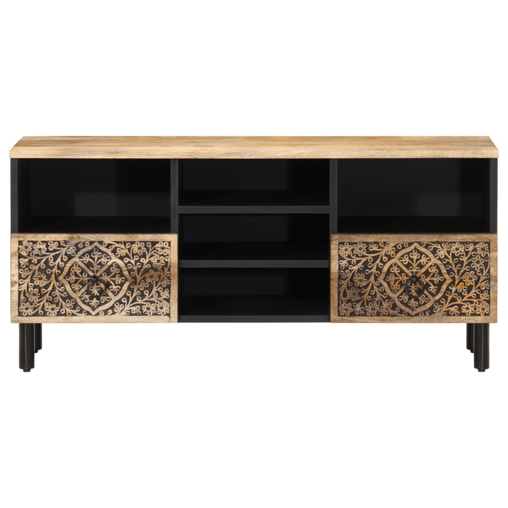 TV Cabinet 100x33x46 cm Solid Wood Mango