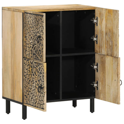 Side Cabinet 60x33x75 cm Solid Wood Mango