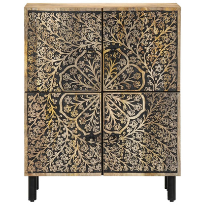Side Cabinet 60x33x75 cm Solid Wood Mango