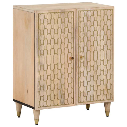 Side Cabinet 60x33x75 cm Solid Wood Mango
