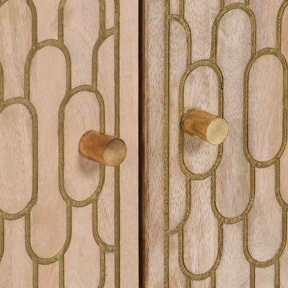 Side Cabinet 60x33x75 cm Solid Wood Mango