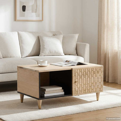 Coffee Table 80x50x40 cm Solid Wood Mango