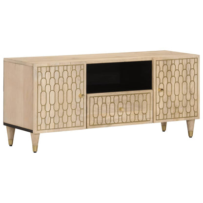 TV Cabinet 105x33x46 cm Solid Wood Mango