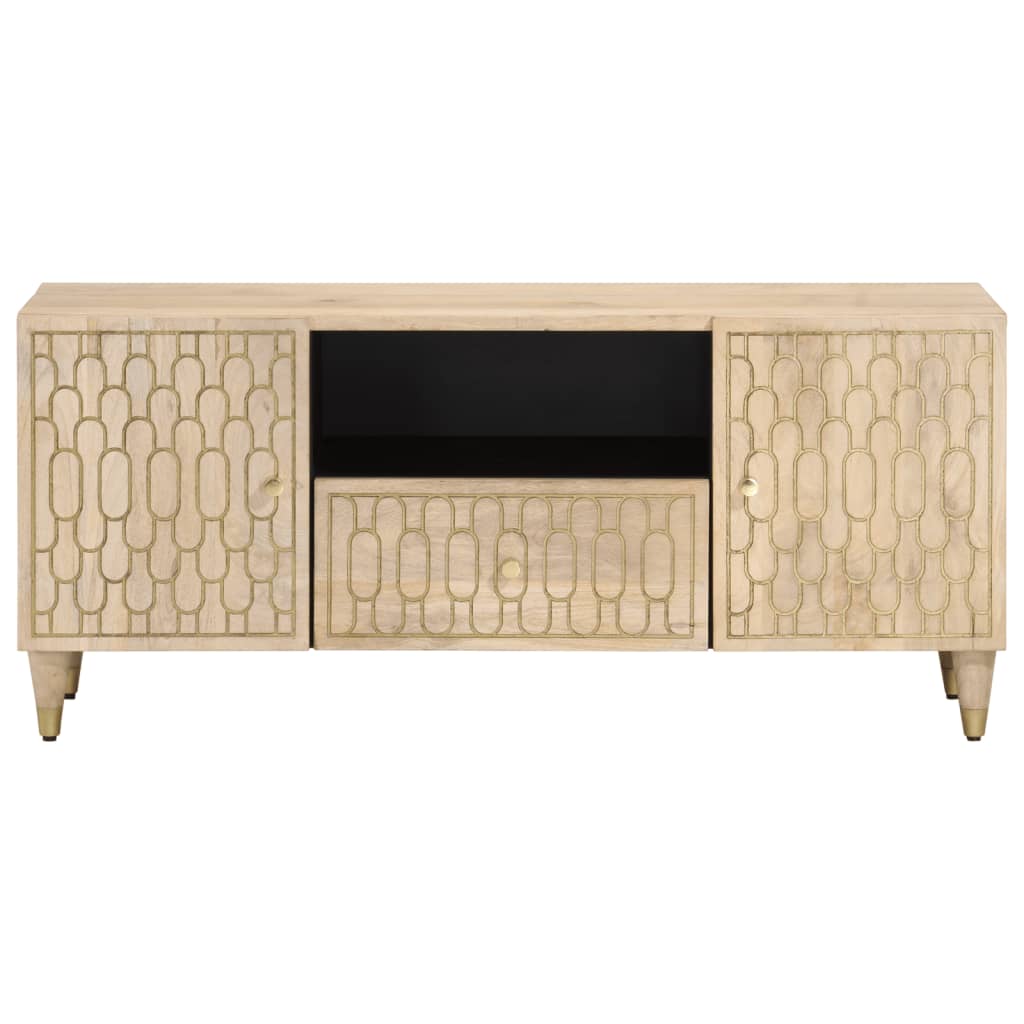 TV Cabinet 105x33x46 cm Solid Wood Mango