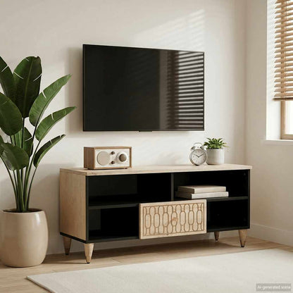 TV Cabinet | Natural wood | Solid mango wood | Medium | TV Cabinet