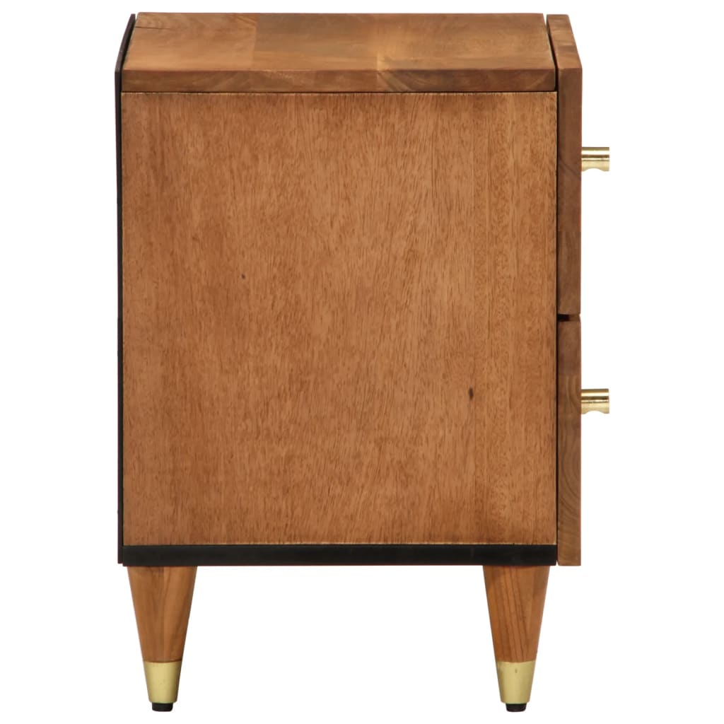 Bedside Cabinets 2 pcs 40x33x46 cm Solid Wood Mango