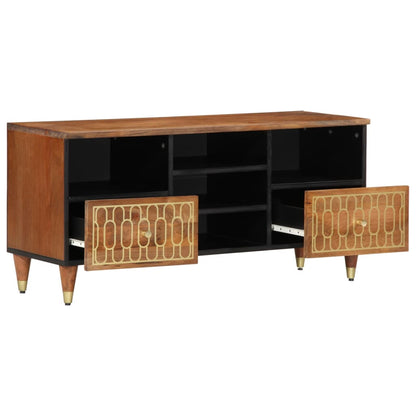 TV Cabinet 100x33x46 cm Solid Wood Mango