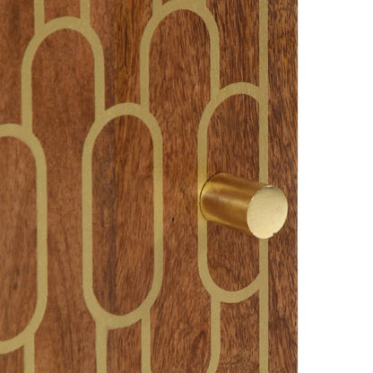 Bathroom Wall Cabinet 38x33x48 cm Solid Wood Mango