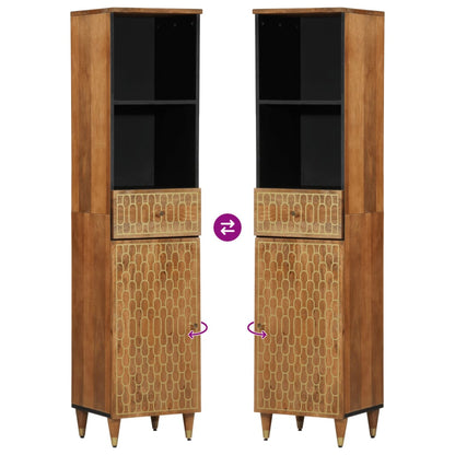 Bathroom Cabinet 38x33x160 cm Solid Wood Mango