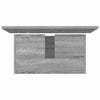 2 Piece Bathroom Furniture Set Grey Sonoma Engineered Wood