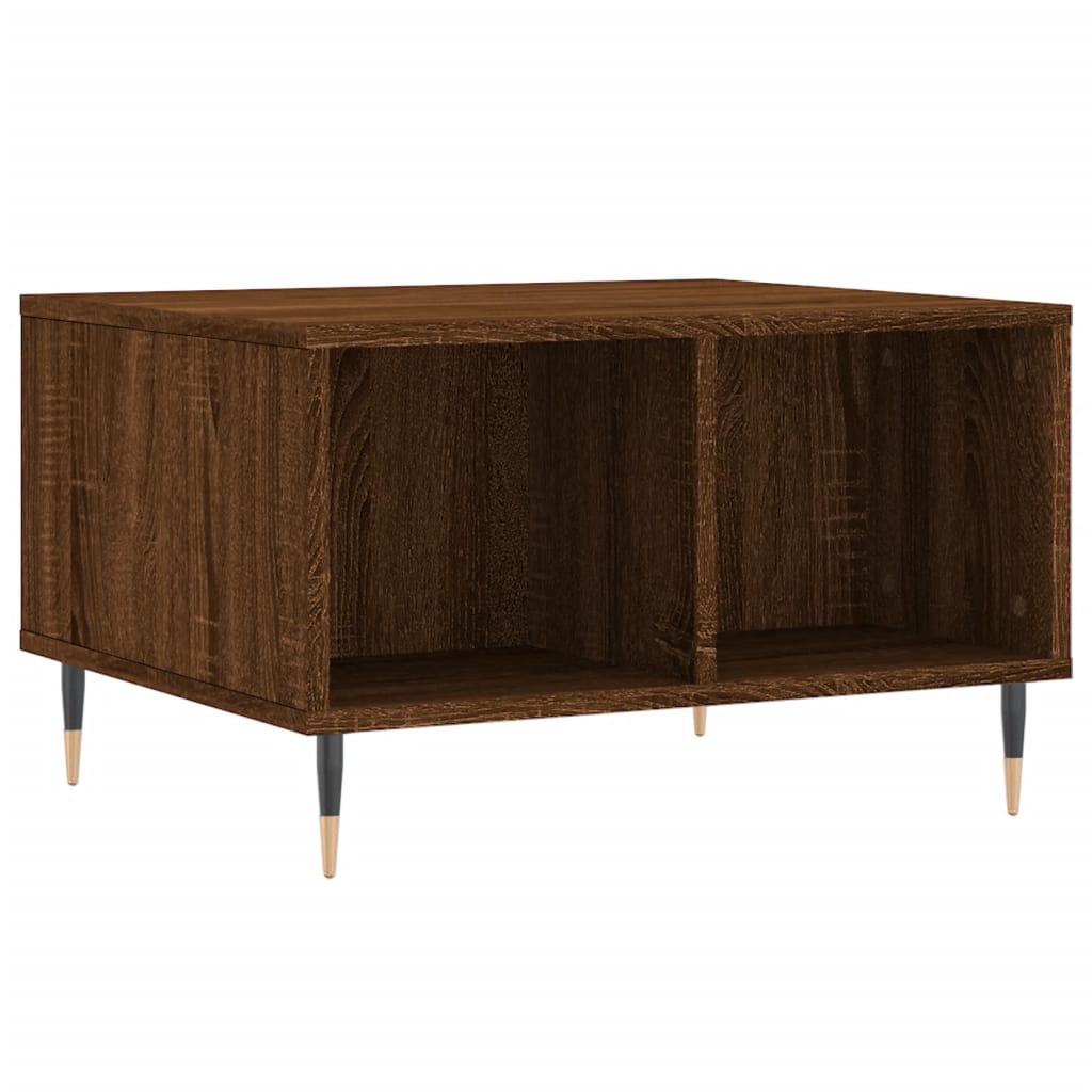 Coffee Table | Brown oak | Engineered wood, metal | Small | Coffee Table