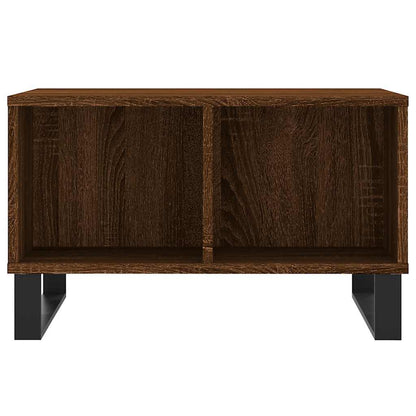 Coffee Table Brown Oak 60x50x36.5 cm Engineered Wood