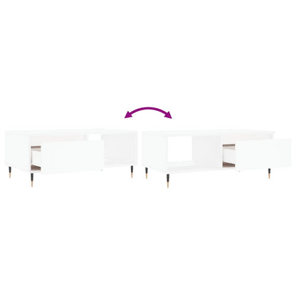 Coffee Table | White | Engineered wood | Medium | Rectangular | Modern