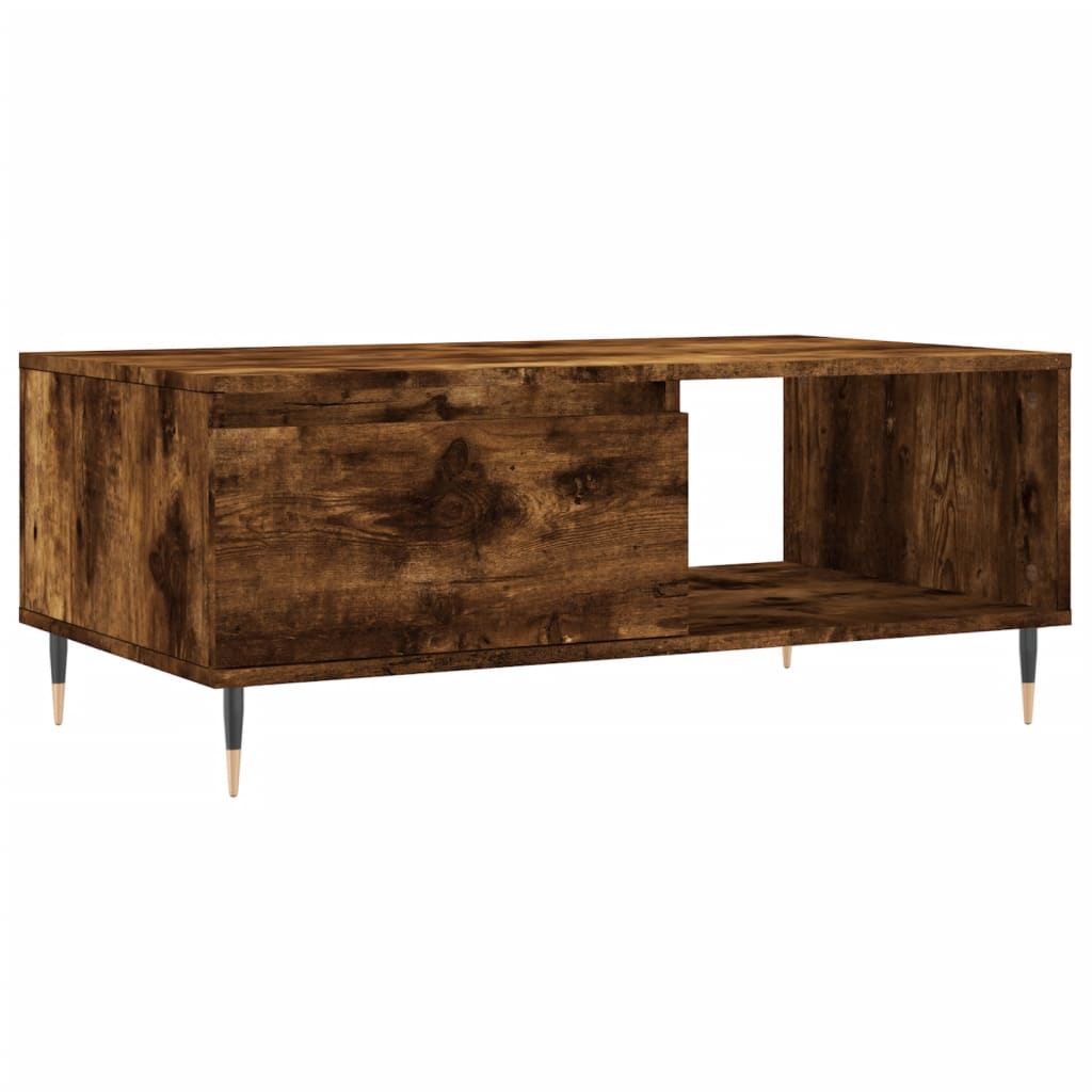 Coffee Table | Smoked oak | Engineered wood, metal | 90x50x36.5 cm