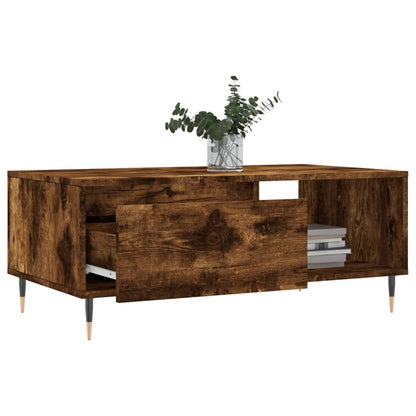 Coffee Table | Smoked oak | Engineered wood, metal | 90x50x36.5 cm