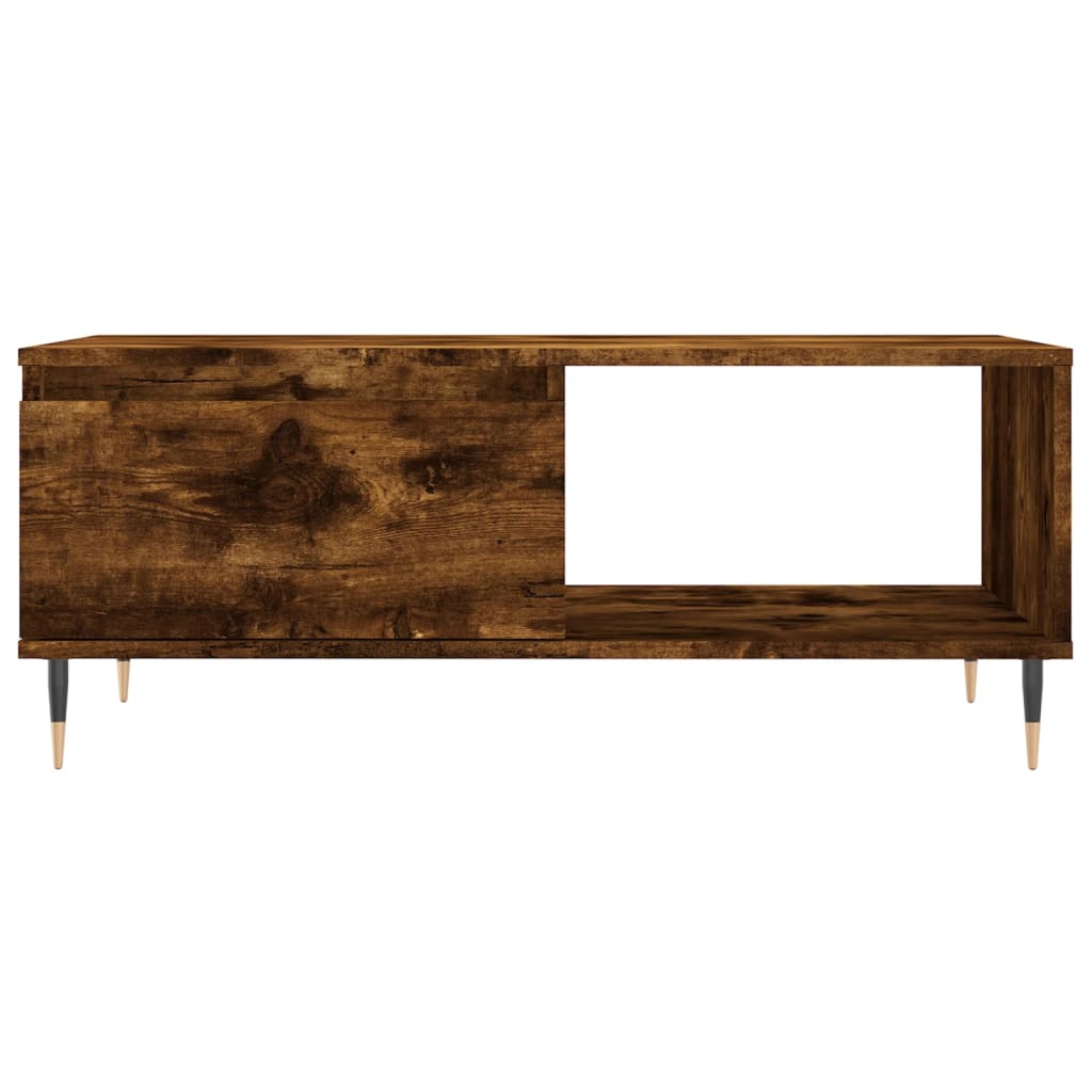 Coffee Table | Smoked oak | Engineered wood, metal | 90x50x36.5 cm