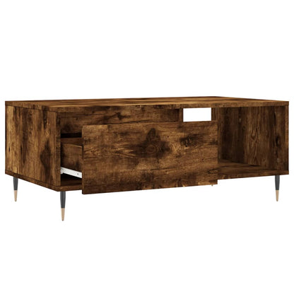 Coffee Table | Smoked oak | Engineered wood, metal | 90x50x36.5 cm