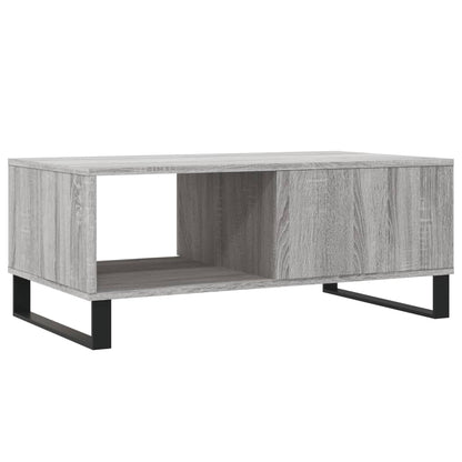 Coffee Table Grey Sonoma 90x50x36.5 cm Engineered Wood