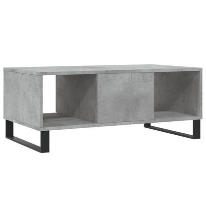 Coffee Table Concrete Grey 90x50x36.5 cm Engineered Wood