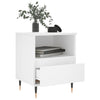 Bedside Cabinet White 40x35x50 cm Engineered Wood