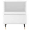Bedside Cabinet White 40x35x50 cm Engineered Wood