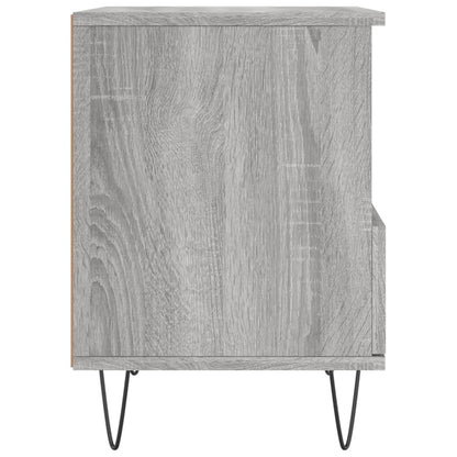 Bedside Cabinet Grey Sonoma 40x35x50 cm Engineered Wood