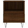 Bedside Cabinet Brown Oak 40x35x50 cm Engineered Wood