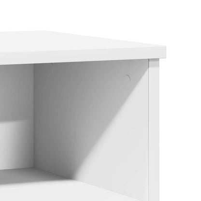 Bedside Cabinet White 40x35x50 cm Engineered Wood