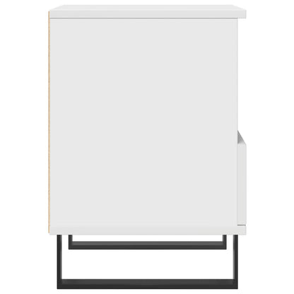 Bedside Cabinets 2 pcs White 40x35x50 cm Engineered Wood