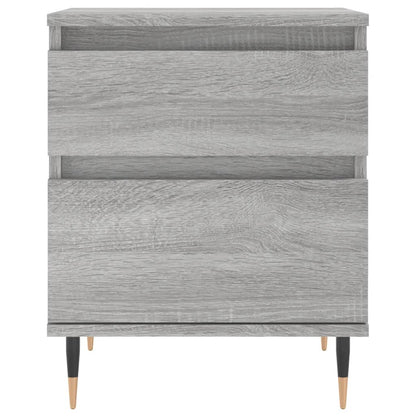 Bedside Cabinets 2 pcs Grey Sonoma 40x35x50 cm Engineered Wood