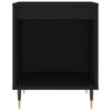 Bedside Cabinet Black 40x35x50 cm Engineered Wood