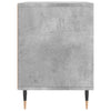 Bedside Cabinet Concrete Grey 40x35x50 cm Engineered Wood