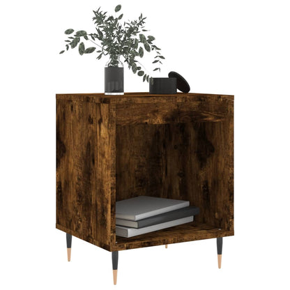 Bedside Cabinet | Smoked Oak | Engineered Wood | Compact