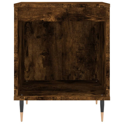 Bedside Cabinet | Smoked Oak | Engineered Wood | Compact