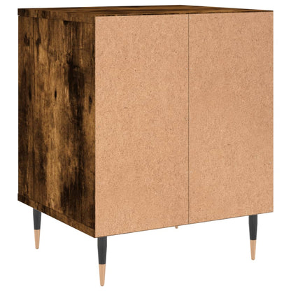 Bedside Cabinet | Smoked Oak | Engineered Wood | Compact