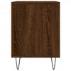 Bedside Cabinet Brown Oak 40x35x50 cm Engineered Wood