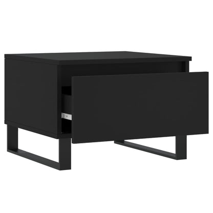 Coffee Tables 2 pcs Black 50x46x35 cm Engineered Wood