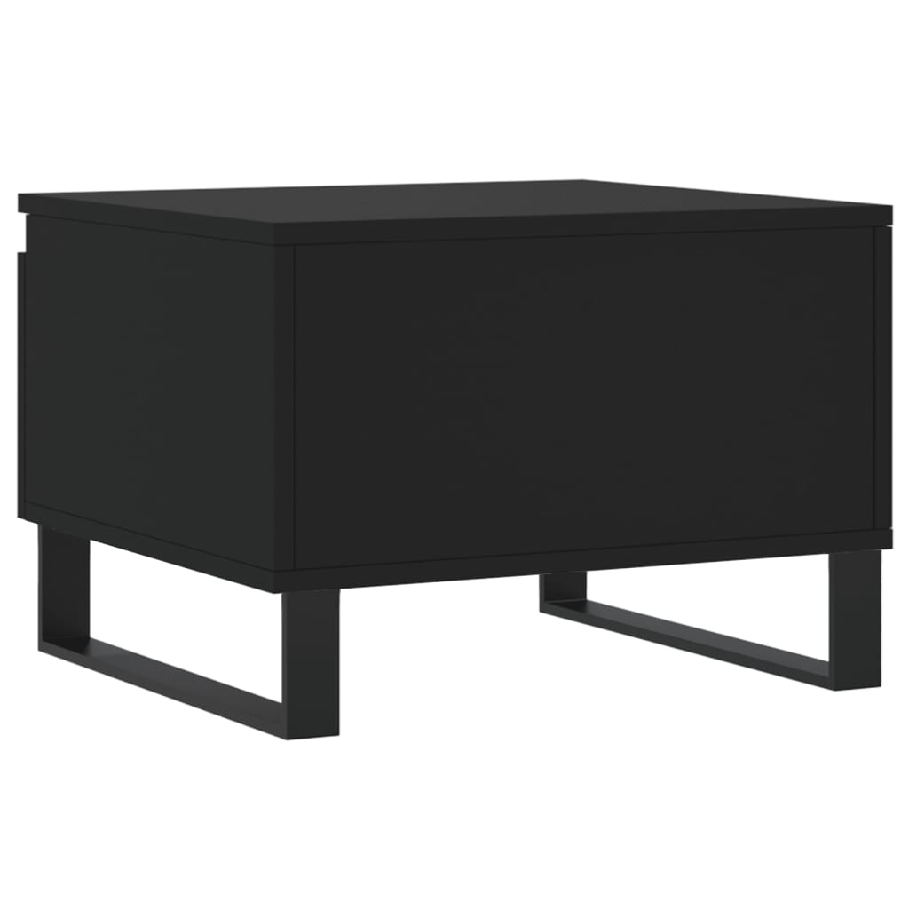 Coffee Tables 2 pcs Black 50x46x35 cm Engineered Wood