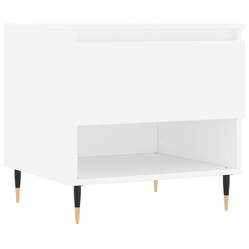 Coffee Tables 2 pcs White 50x46x50 cm Engineered Wood