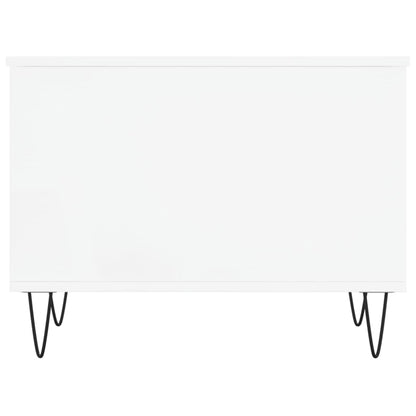 Coffee Table White 60x44.5x45 cm Engineered Wood